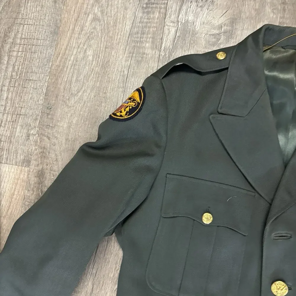 Vtg 1950s US Army Officers Class A Dress Green Uniform Suit 38th Infantry Patch